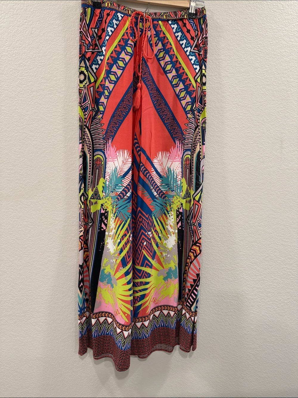 Flying Tomato Multi-Color Tropical Print Swim Coverup